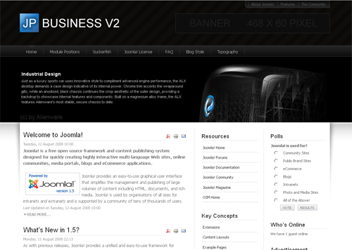 Business v2 - шаблоны joomla бизнес