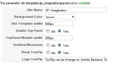 JP Imagination - шаблон сайт визитка joomla
