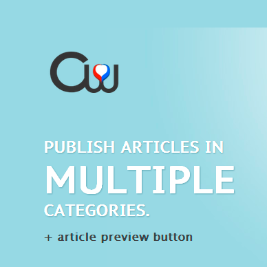 CW Multicategories - мультикатегории CMS Joomla бесплатно