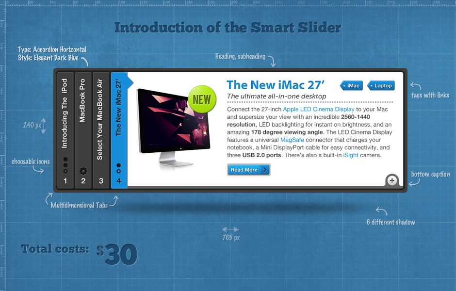 Smart Slider - слайд модуль joomla