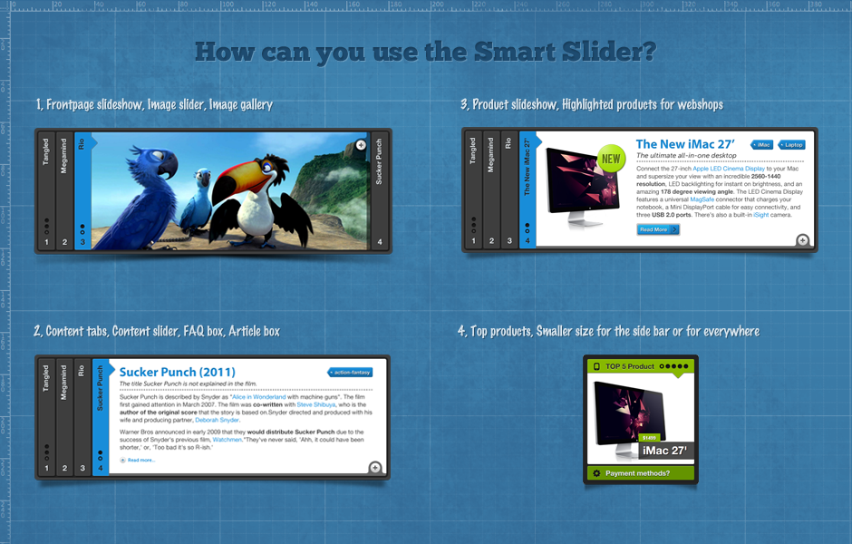 Smart Slider - слайд модуль joomla