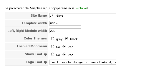 JP Shop - шаблон магазина joomla